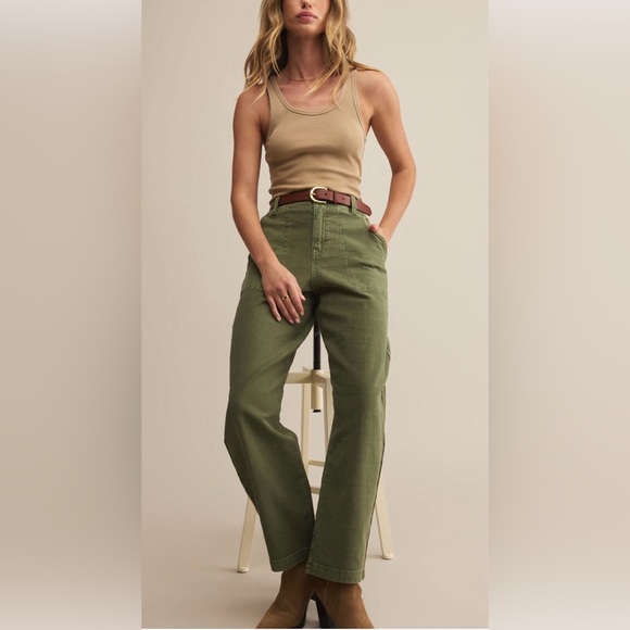 Z Supply Pants - NWT Z Supply Olive Twill Pants Green Sz 25